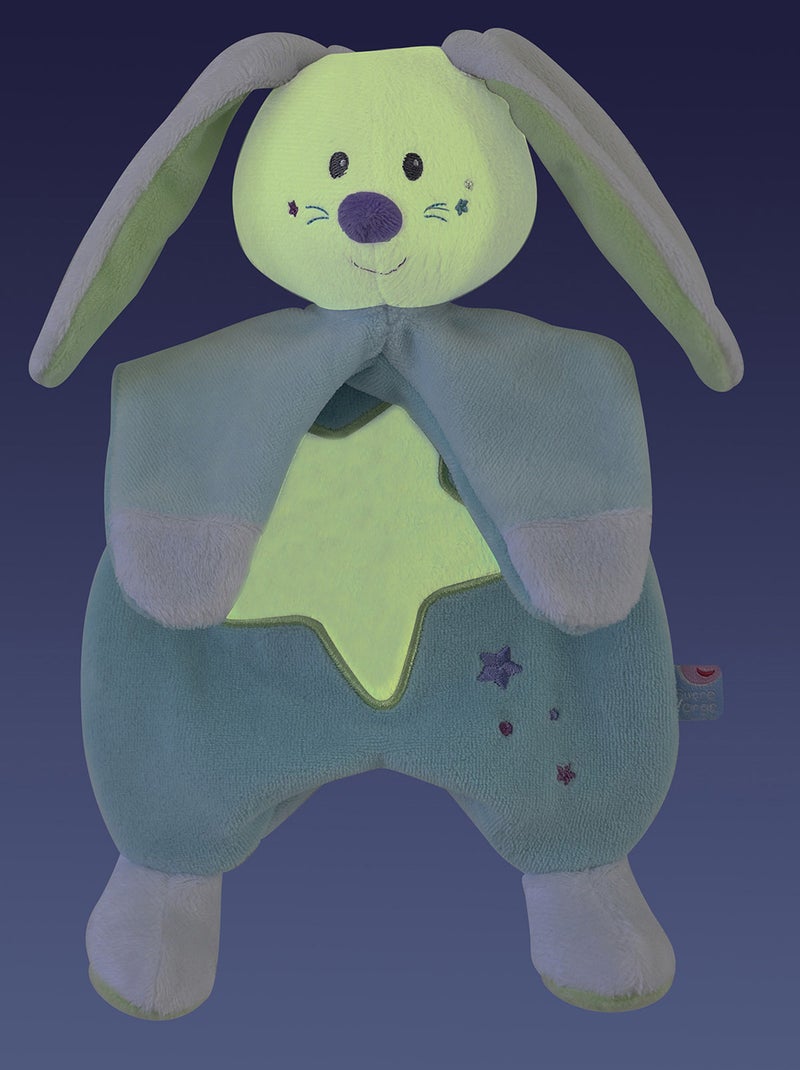 DOUMOU MAGIDOUX LAPIN PHOSPHORESCENT Bleu - Kiabi