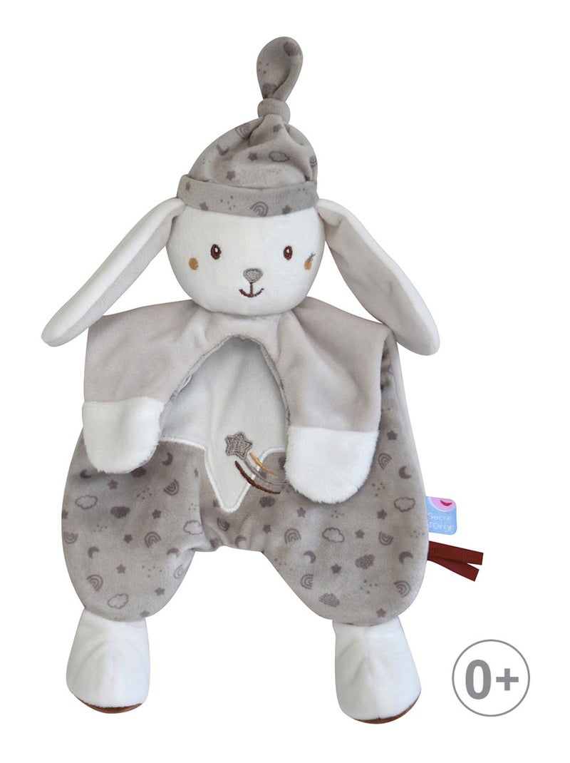 DOUMOU MAGIDOUX LAPIN VELOURS DOUX Gris - Kiabi