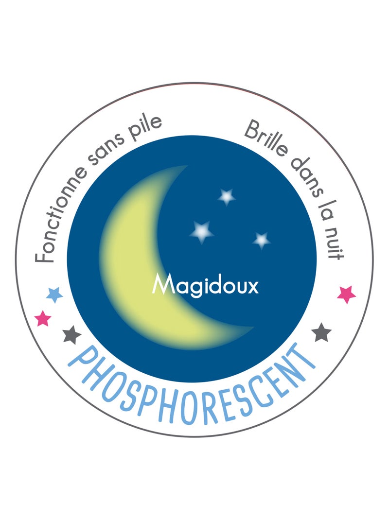DOUMOU MAGIDOUX PHOSPHORESCENT XL OURS Rose - Kiabi