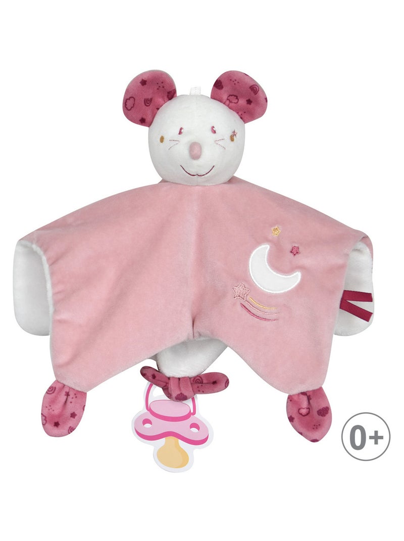 DOUMOU MAGIDOUX XL SOURIS VELOURS DOUX Rose - Kiabi