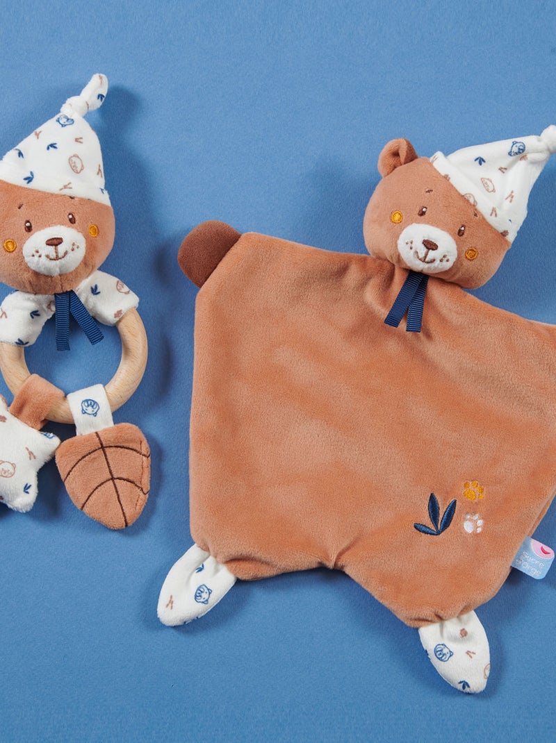 DOUMOU OURS VELOURS DOUX Marron - Kiabi