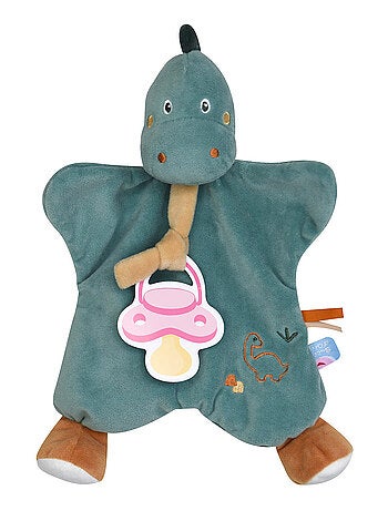 DOUMOU TETINOU DINOSAURE VELOURS DOUX