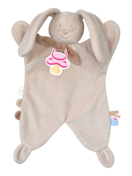 DOUMOU TETINOU XL LAPIN VELOURS DOUX BEIGE - Kiabi