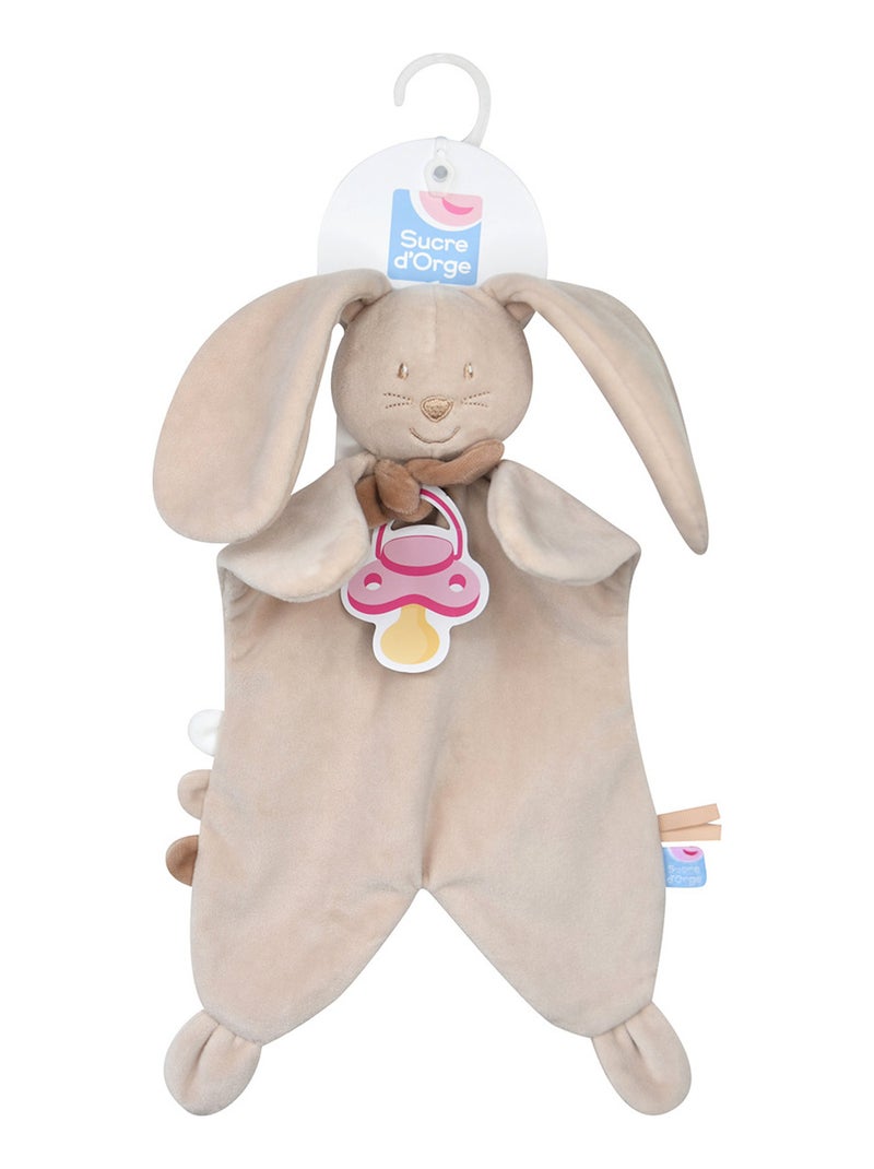 DOUMOU TETINOU XL LAPIN VELOURS DOUX BEIGE Beige - Kiabi