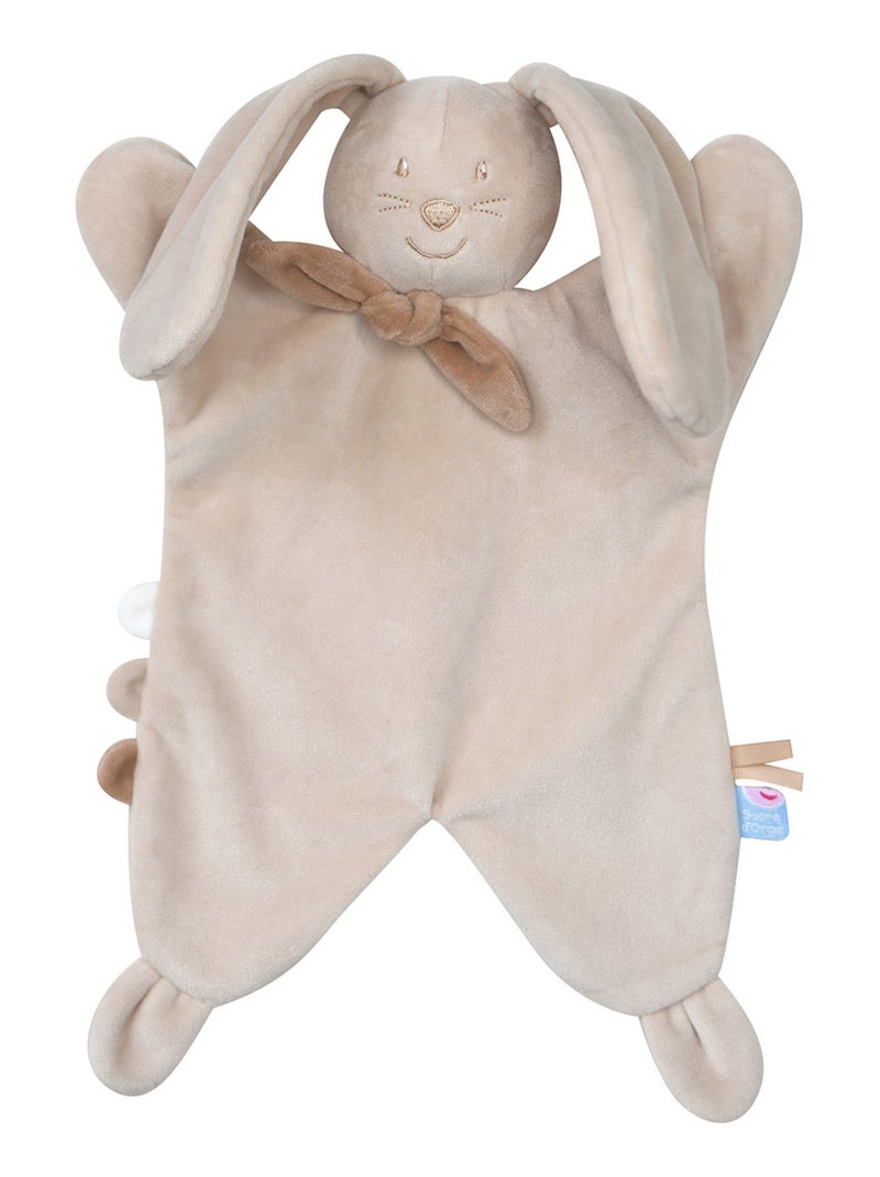 DOUMOU TETINOU XL LAPIN VELOURS DOUX BEIGE Beige - Kiabi