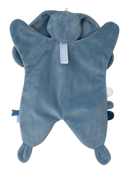 DOUMOU TETINOU XL LAPIN VELOURS DOUX BLEU - Kiabi