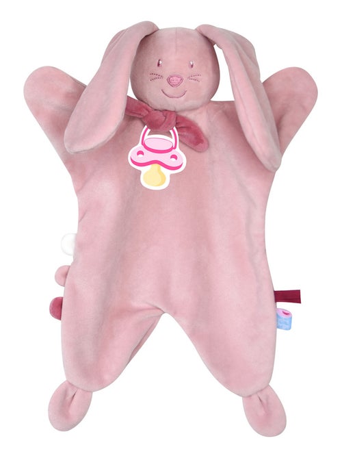 DOUMOU TETINOU XL LAPIN VELOURS DOUX ROSE - Kiabi