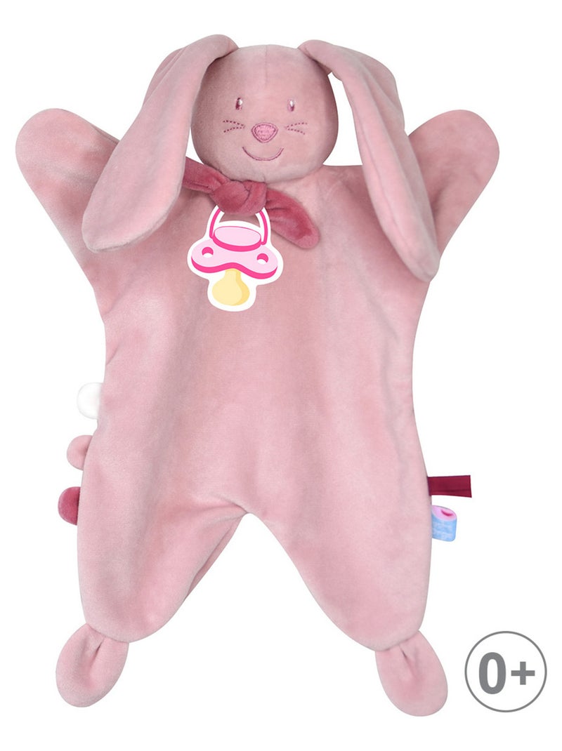 DOUMOU TETINOU XL LAPIN VELOURS DOUX ROSE Violet - Kiabi