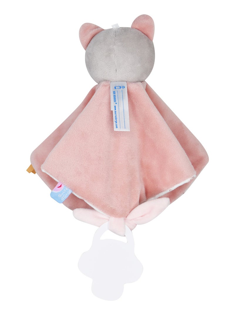 DOUMOU XL CHAT VELOURS DOUX Rose - Kiabi