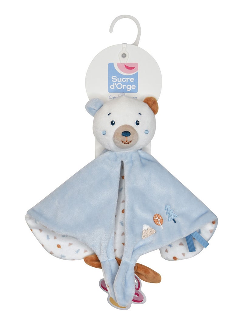 DOUMOU XL OURS VELOURS DOUX Bleu - Kiabi