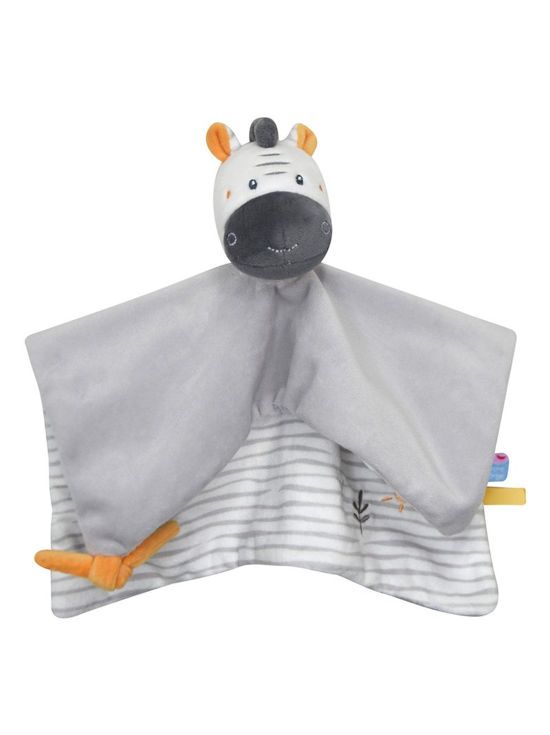DOUMOU XL ZEBRE PIERIK VELOURS DOUX Gris - Kiabi
