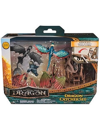 Dragon - coffret mini figurines - chasseur de dragons - dès 4 ans - dreamworks dragon