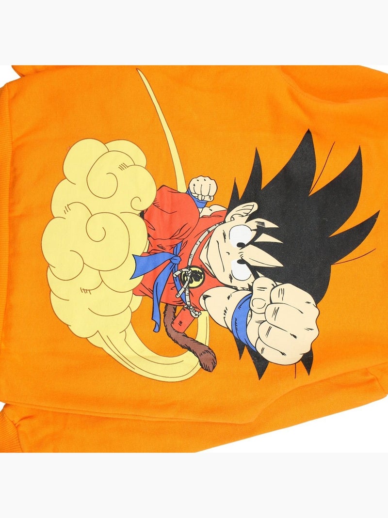 Dragon Ball - Sweat à capuche garçon Dragon Ball Orange - Kiabi