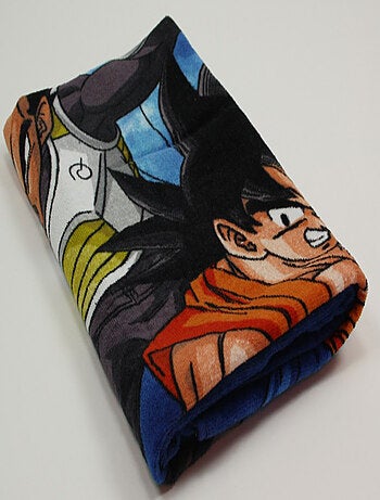 Dragon Ball Super, Serviette de Bain Enfant Imprimé 100% Coton, GOKU et VEGETA