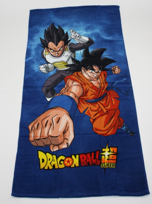 Dragon Ball Super, Serviette de Bain Enfant Imprimé 100% Coton, GOKU et VEGETA - Kiabi