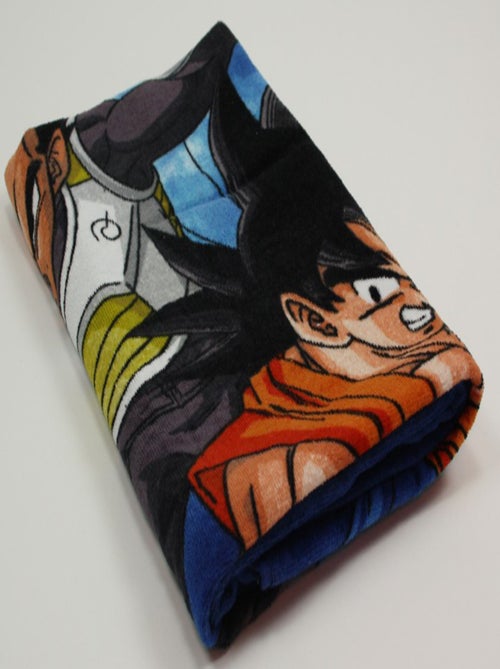 Dragon Ball Super, Serviette de Bain Enfant Imprimé 100% Coton, GOKU et VEGETA - Kiabi
