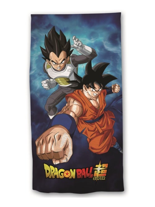 Dragon Ball Super, Serviette de Bain Enfant Imprimé 100% Coton, GOKU et VEGETA - Kiabi