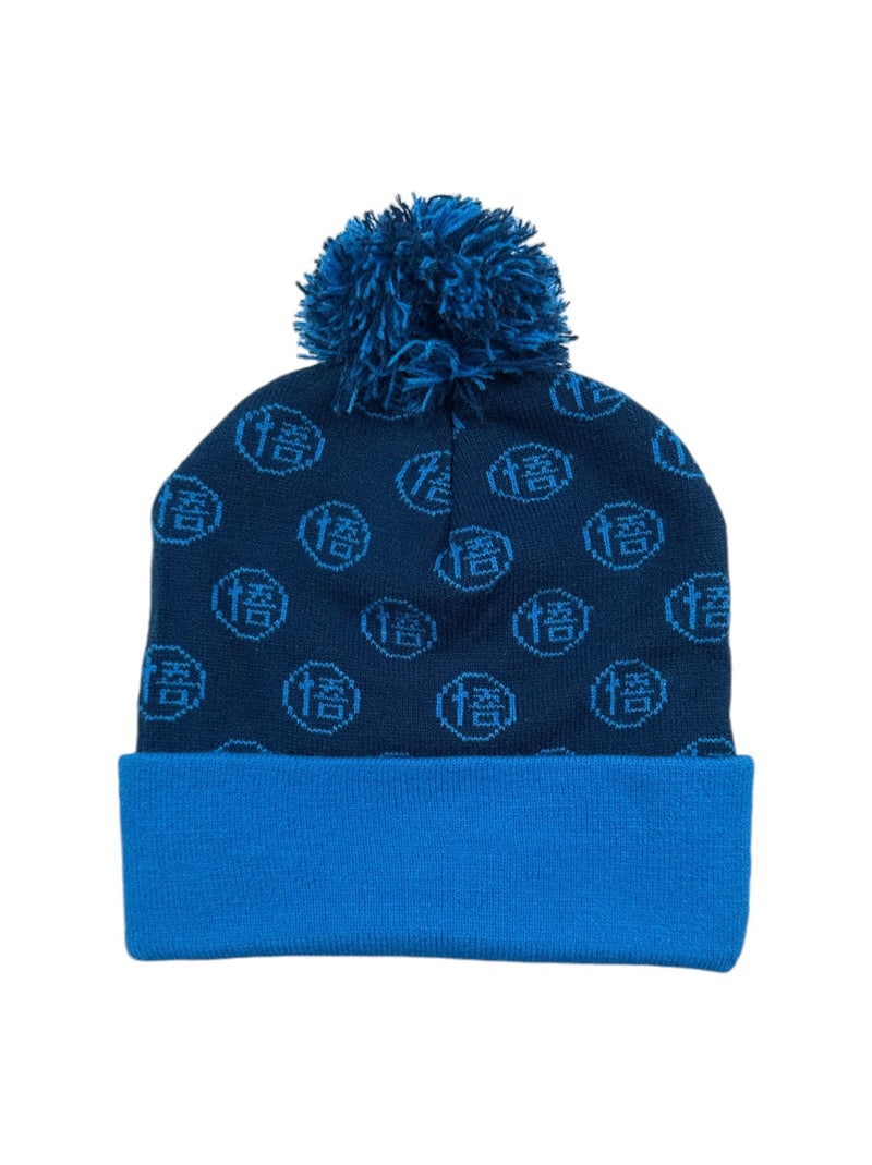 Dragon Ball Z - Bonnet avec pompom et motifs garçon Bleu marine - Kiabi