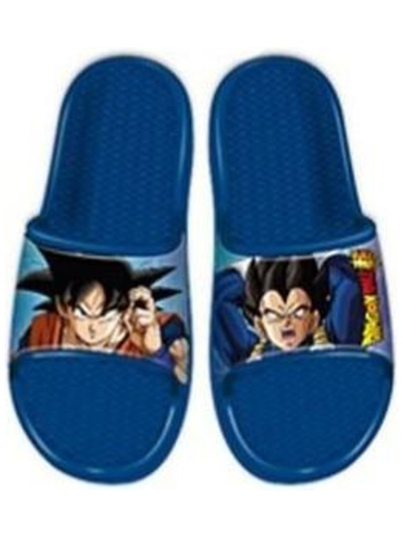 Dragon Ball Z - Claquette imprimé Dragon Ball Bleu - Kiabi