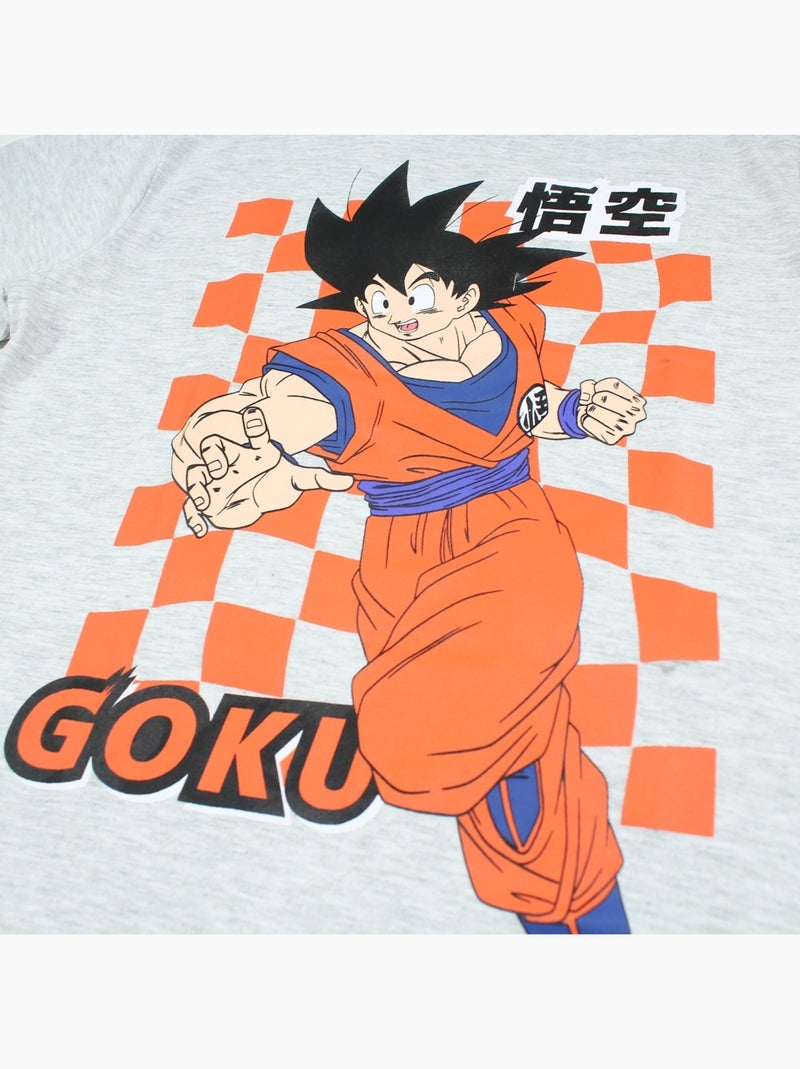 Dragon Ball Z - Ensemble T-shirt et Short Dragon ball Gris - Kiabi