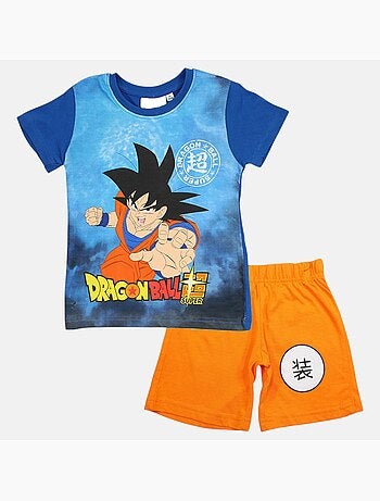 Dragon ball z - ensemble t-shirt et son short assorti enfant