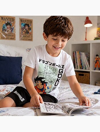 Dragon ball z - ensemble t-shirt imprimé et short assorti