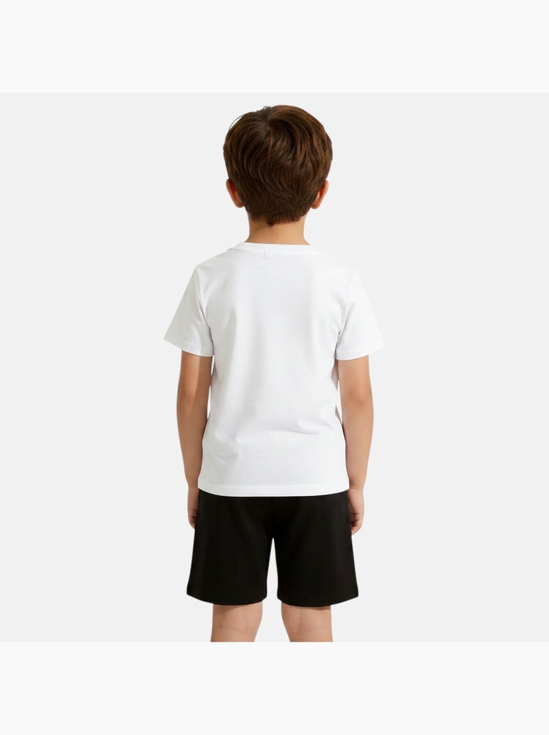 Dragon ball z - ensemble t-shirt imprimé et short assorti Blanc - Kiabi