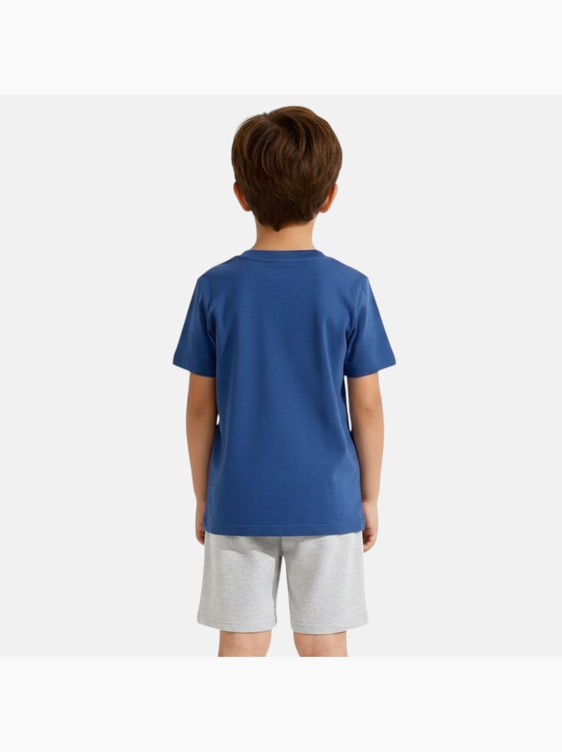 Dragon ball z - ensemble t-shirt imprimé et short assorti Bleu marine - Kiabi