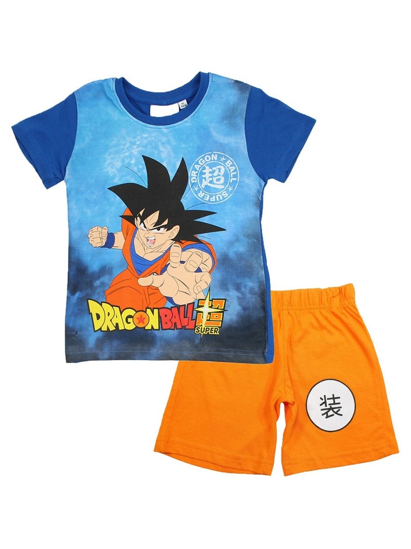 Dragon Ball Z - Ensemble ​​T-shirt short Imprimé Dragon Ball Bleu marine - Kiabi