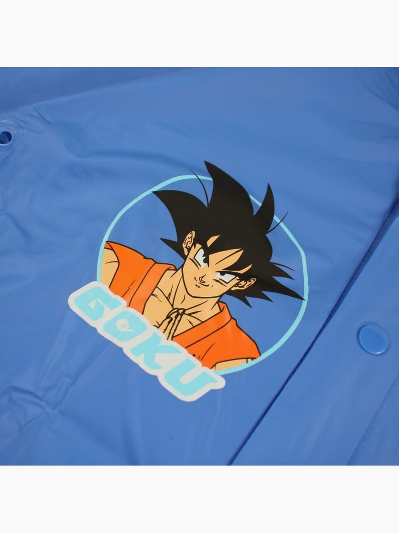 Dragon Ball Z - Imperméable à bouton pression garçon Bleu - Kiabi