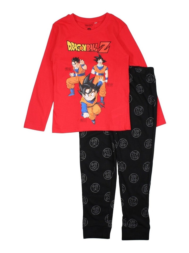 Dragon Ball Z - Pyjama imprimé Dragon Ball en coton Rouge - Kiabi