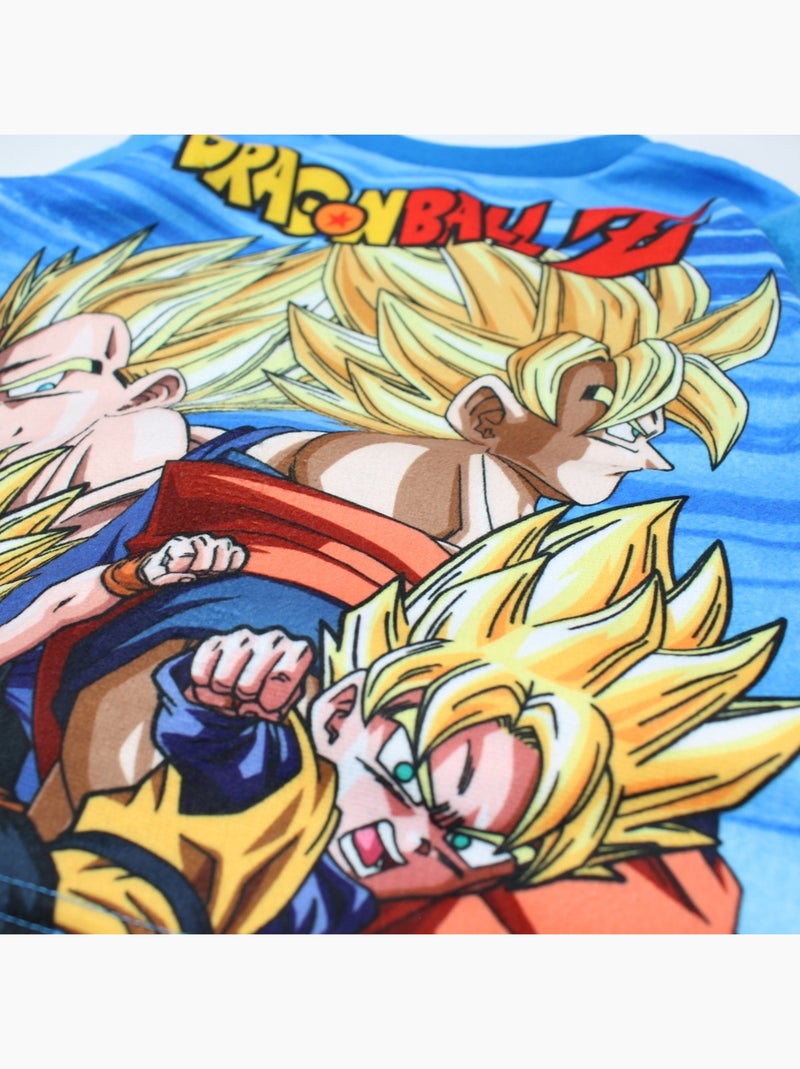 Dragon ball z - pyjama polaire imprimé manches longues, col rond Bleu - Kiabi