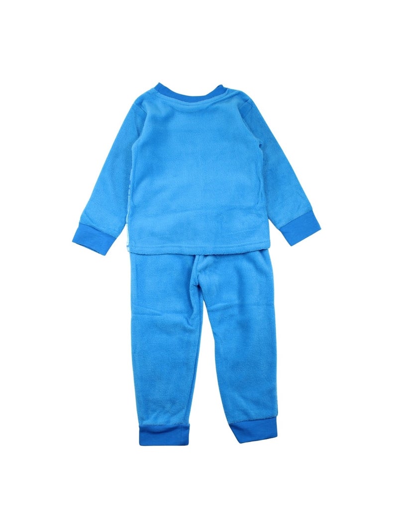 Dragon ball z - pyjama polaire imprimé manches longues, col rond Bleu - Kiabi