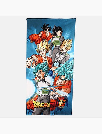 Dragon ball z - serviette de plage imprimée grand format