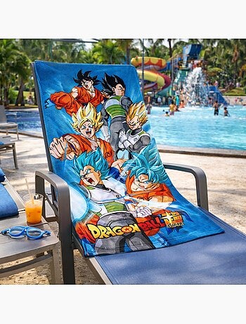 Dragon ball z - serviette de plage imprimée grand format