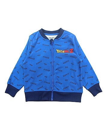 Dragon ball z - veste à motifs avec pantalon assorti