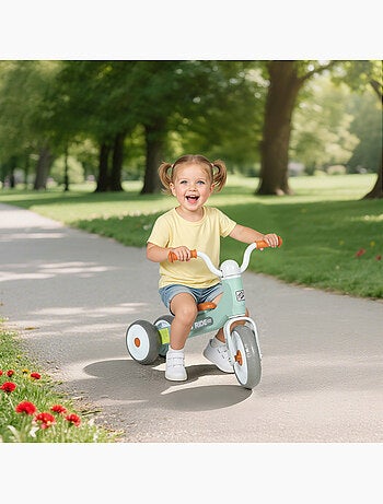 Draisienne 3 roues enfant 12-36 mois pneu EVA silencieux grande selle