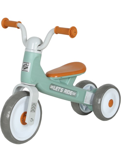 Draisienne 3 roues enfant 12-36 mois pneu EVA silencieux grande selle - Kiabi