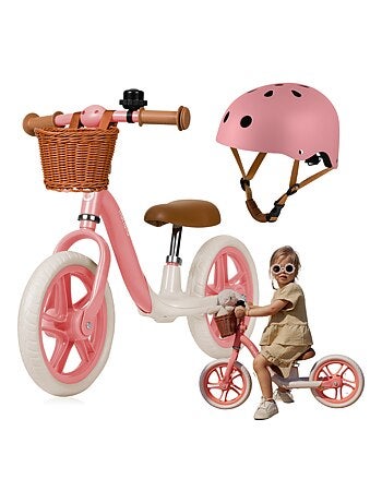 Draisienne avec casque LIONELO Alex Plus - Léger - Selle confortable - Panier et Sonnette inclus
