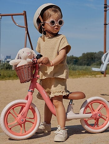 Draisienne avec casque LIONELO Alex Plus - Léger - Selle confortable - Panier et Sonnette inclus