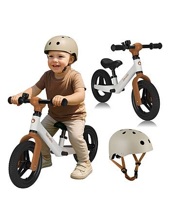 Draisienne avec casque LIONELO Toni - À partir de 18 mois - Vélo bébé - Léger