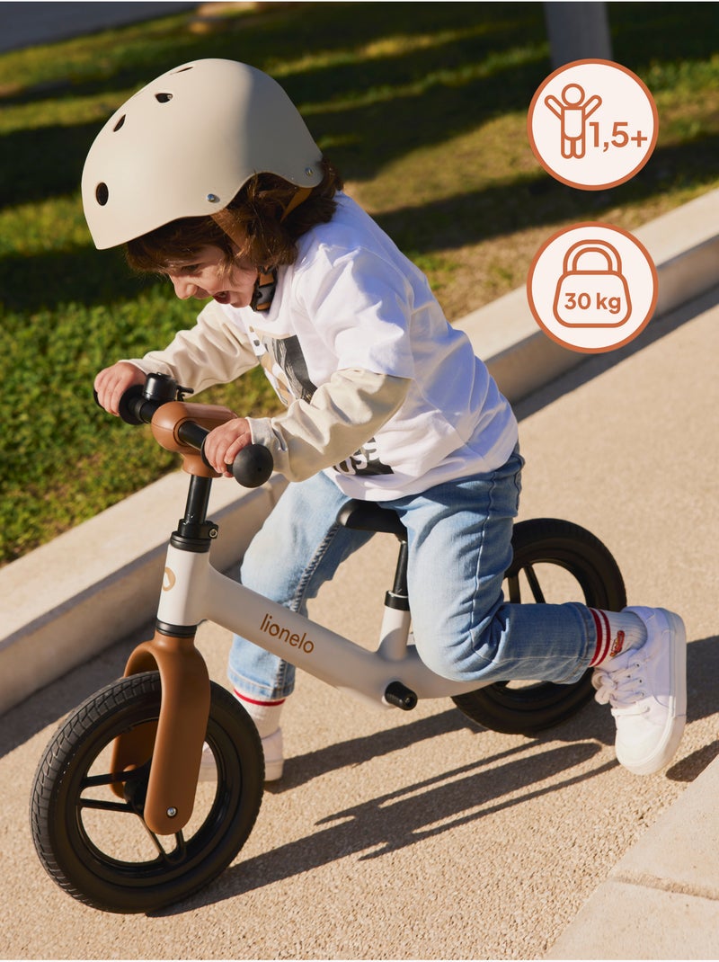 Draisienne avec casque LIONELO Toni - À partir de 18 mois - Vélo bébé - Léger Beige - Kiabi