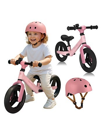 Draisienne avec casque LIONELO Toni - À partir de 18 mois - Vélo bébé - Léger