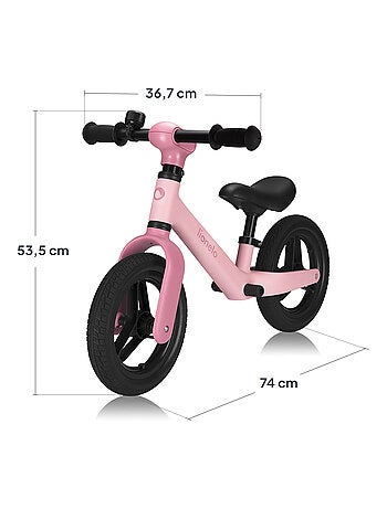 Draisienne avec casque LIONELO Toni - À partir de 18 mois - Vélo bébé - Léger