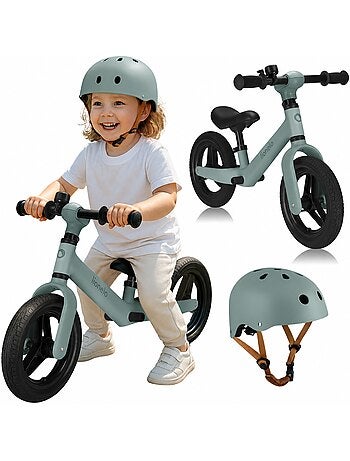 Draisienne avec casque LIONELO Toni - À partir de 18 mois - Vélo bébé - Léger