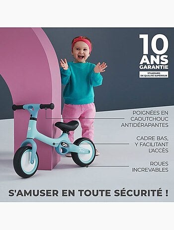 Draisienne Kinderkraft TOVE légère avec selle réglable, roues EVA increvables et pliage rapide