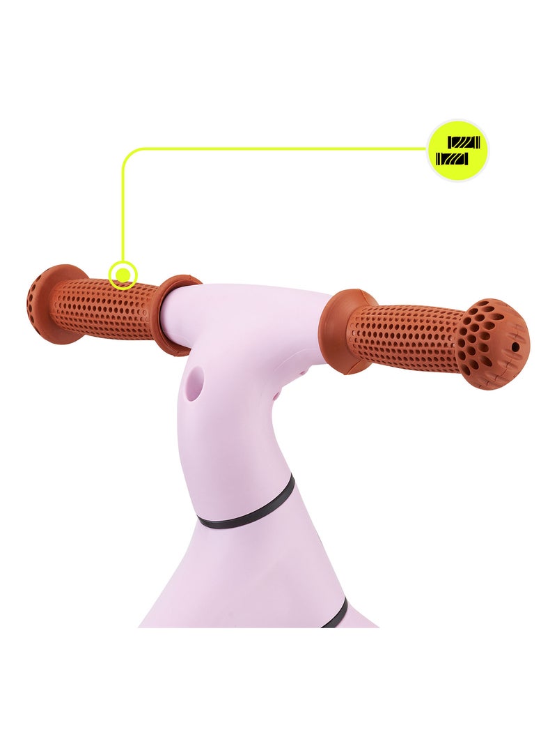 Draisienne Bébé +18 mois sans Pédales 50 kg max , Vélo Enfant Selle Réglable Rose - Kiabi