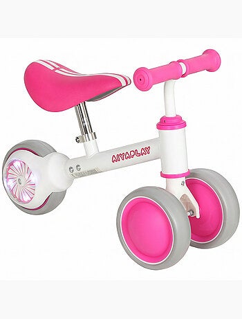 Draisienne enfant 3 roues roue ar lumineuse réglable