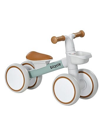 Draisienne enfant 4 roues évolutive - porteur - selle réglable, guidon ergonomique