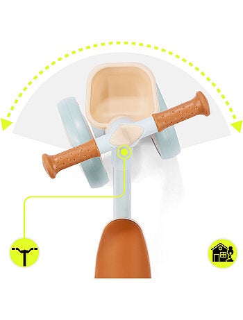 Draisienne Enfant 4 Roues HyperMotion Tobi Mini avec Panier dès 12 mois